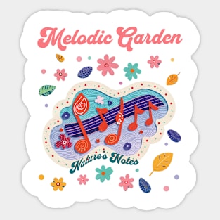 Melodic Garden - Nature's Notes Sticker